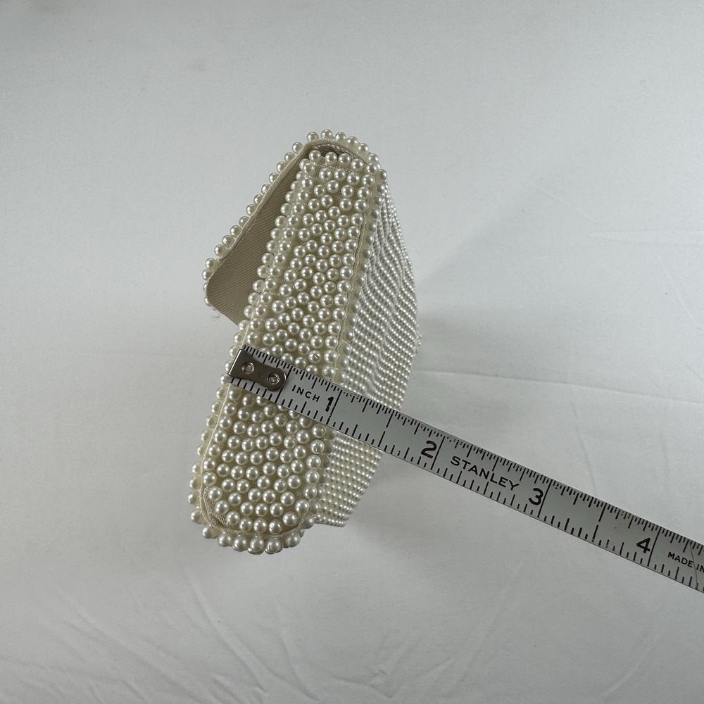Vtg Faux Pearl Bags By Susan Beaded Japan‎ 1950s Coin Purse Clutch - Picture 6 of 11